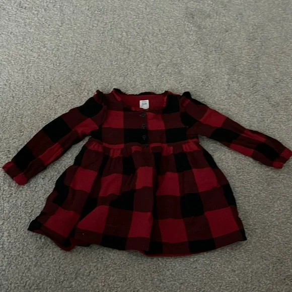 Plaid Gap Christmas Dresses GAP Dresses Baby Gap Black Red Buffalo